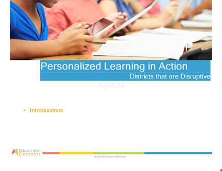 personalize learning in action template