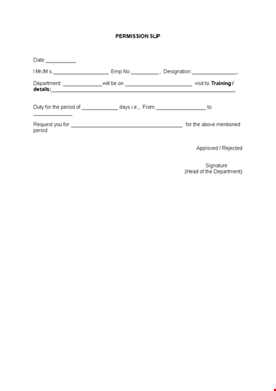 get your parent's approval with our convenient permission slip template template