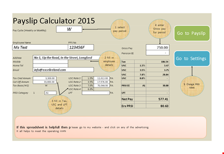 payroll template - download free payroll template for effective payroll management template