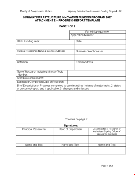 download our status report template for effective progress tracking and research template