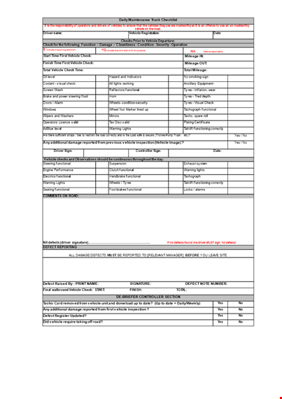 vehicle maintenance log template - keep track of your vehicle's check-ups and functions template