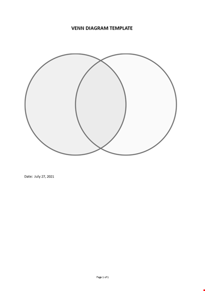 venn diagram (two circles) template