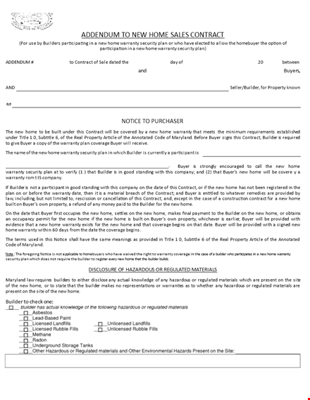 home sales contract template template