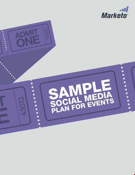 event social media plan template template