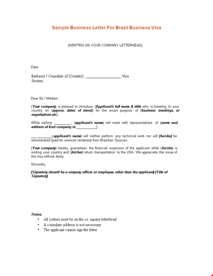 formal business letter | examples and templates for companies and applicants template
