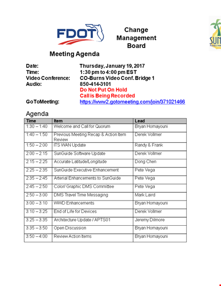 change management template template