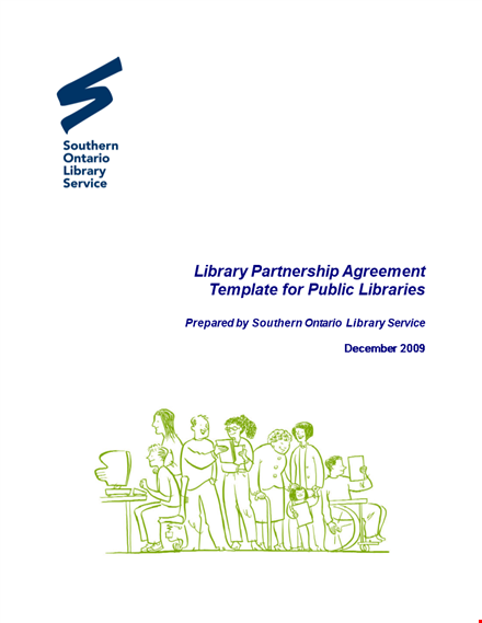 library partnership agreement template in word template