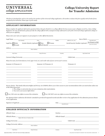 college application - a must-have guide for applicants & official procedures template