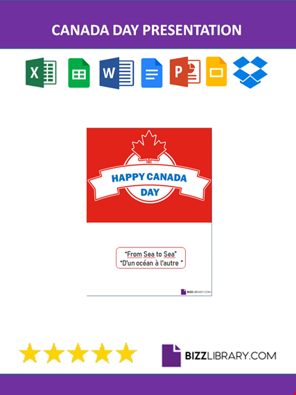 canada day presentation template