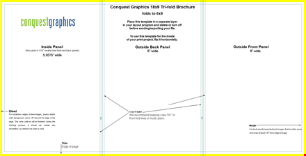 easily create pamphlets with our template | customize inside panel template