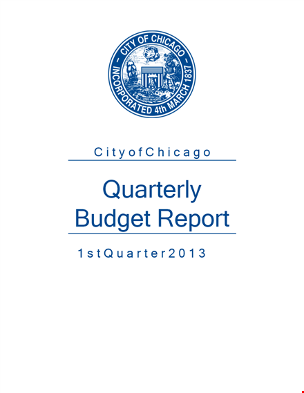quarterly report template