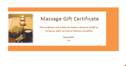 customizable gift certificate template - discount entitled for holder template