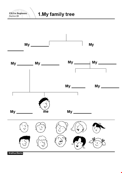 my family tree template template