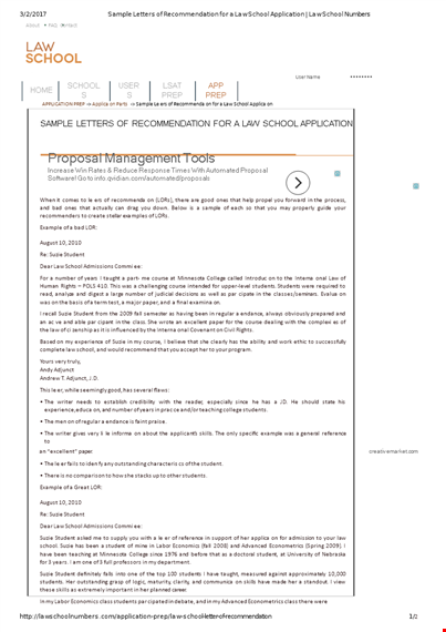 outstanding law school application recommendation letter - school, student, students | suzie template