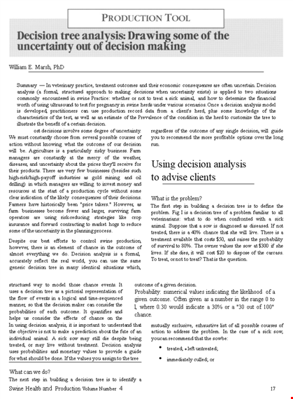 decision tree analysis template - simplify your decision-making process and analyze values template