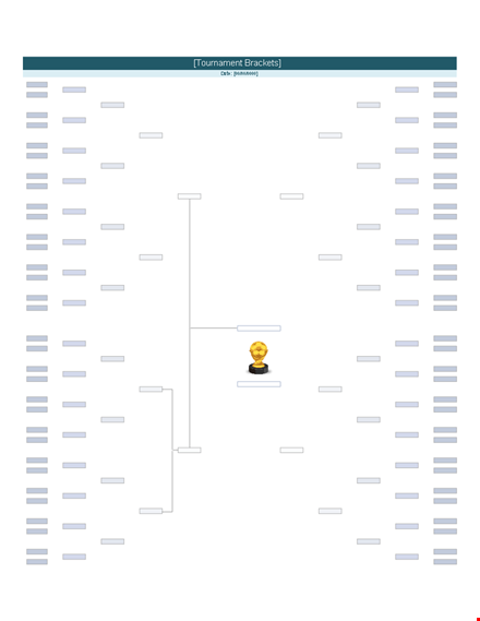 free tournament bracket template - easily create brackets template