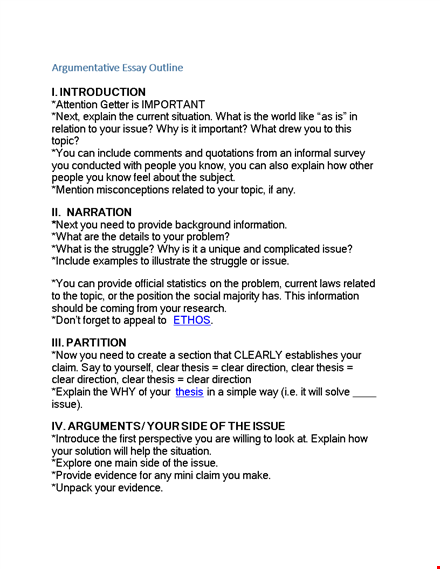 clear evidence to provide a flawless essay - essay outline template & thesis template