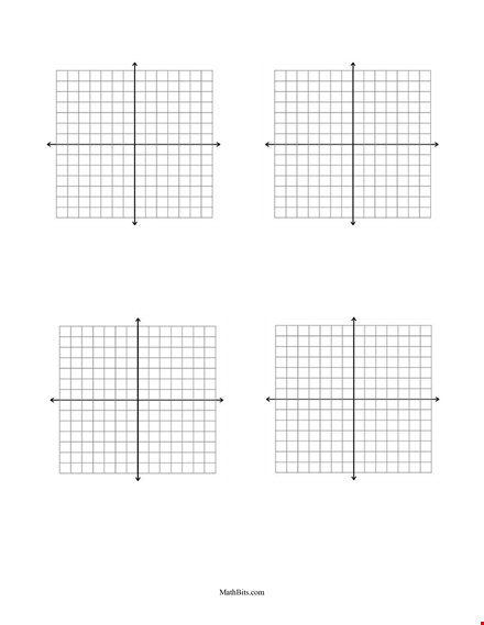 free graph paper template - printable pdf grid paper | mathbits template