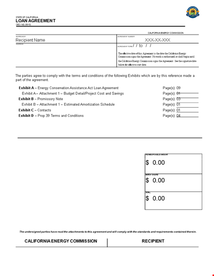personal family loan agreement template template