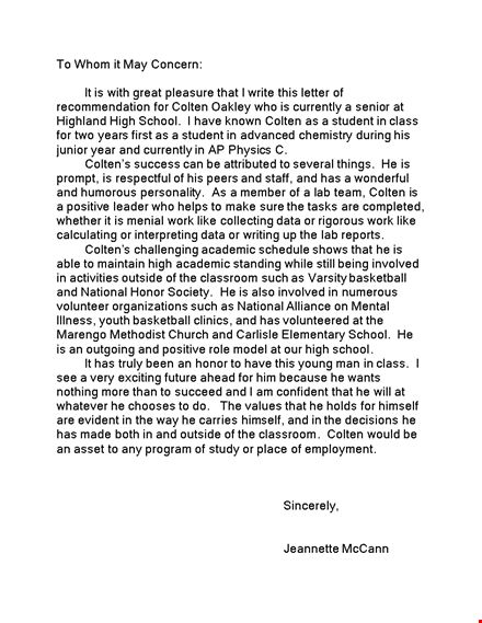 sample to whom it may concern letter for school template