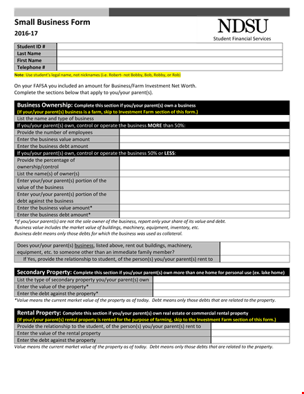 free business form template