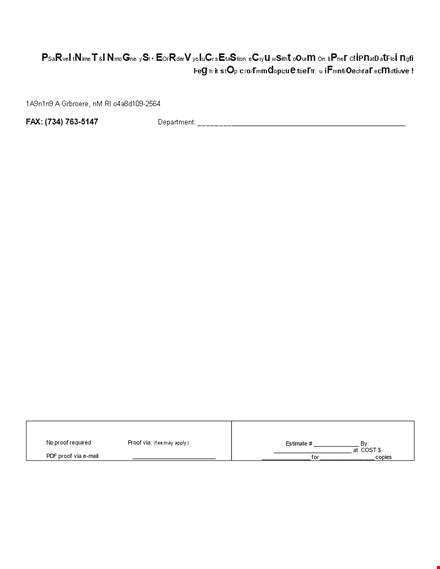 blank order form for custom printing services template