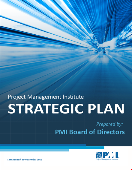 project management strategic plan template