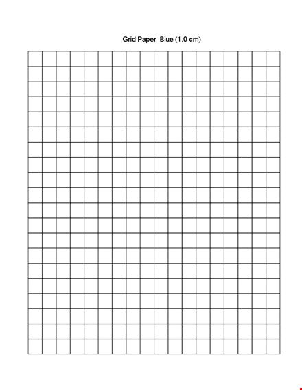 printable blue grid paper template template