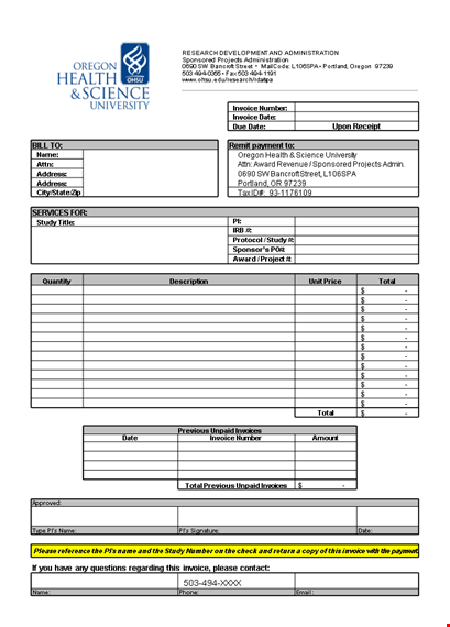 create professional invoices with our invoice template - invoice number included template