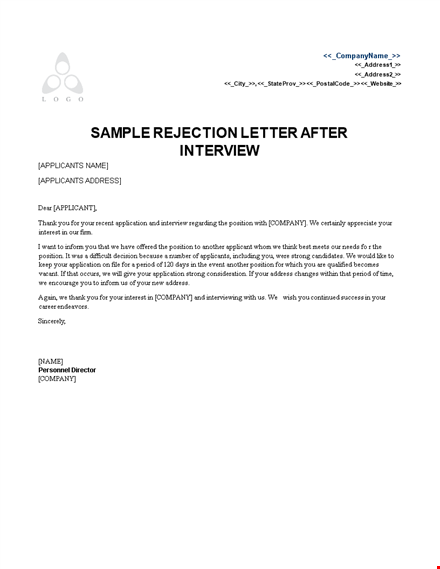 claim rejection letter template template