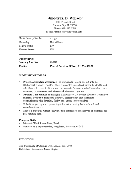 federal government accountant: resume, project, business reports, budget skills template
