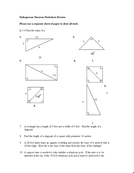 discover the power of pythagorean theorem for finding lengths | yourcompany template