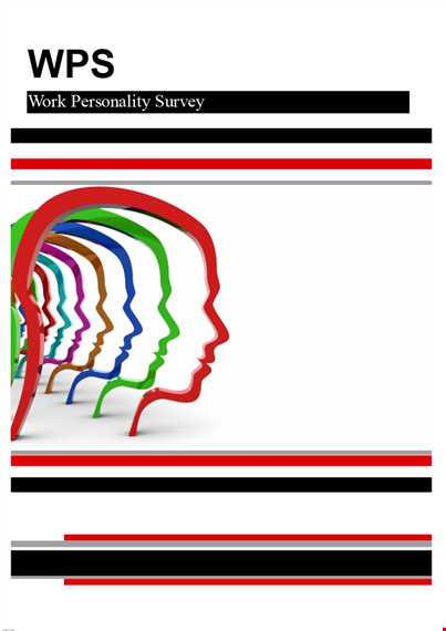 printable personality survey template