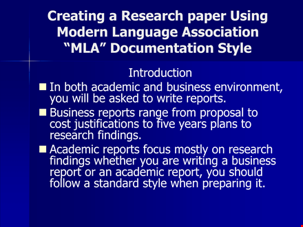 research paper using mla template