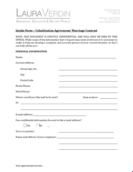 create your cohabitation agreement template - protect your assets & lifestyle template