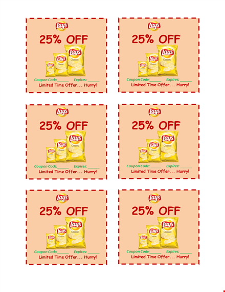 coupon template