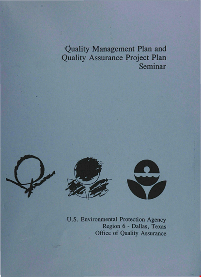 quality assurance management plan: best practices for ensuring quality template