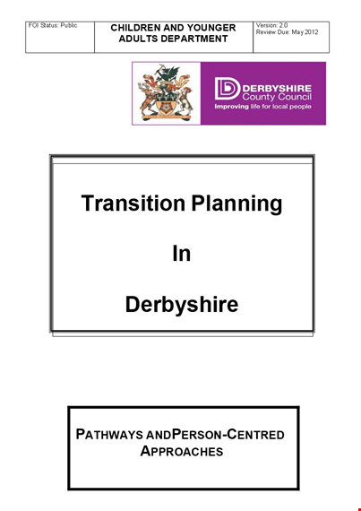 effective transition plan template for young students with school support person template