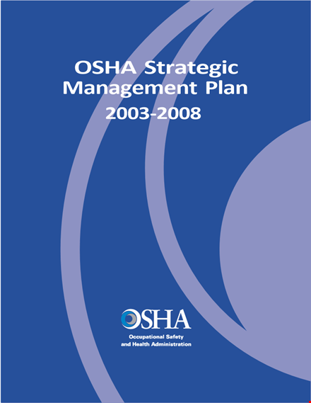 safety and health programs | osha strategic management plan template