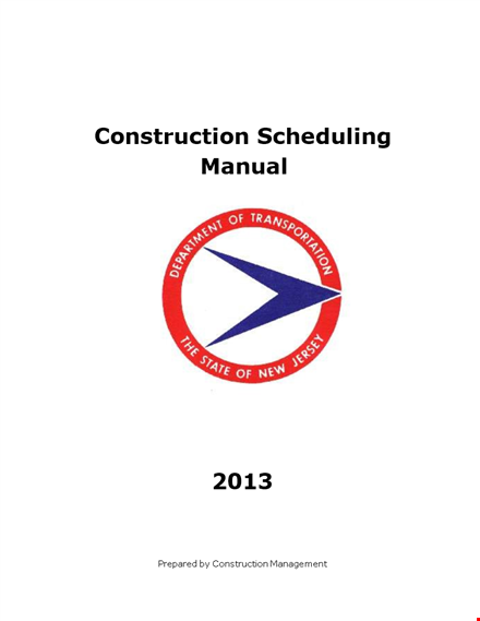 construction project schedule template | efficient planning template