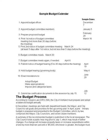 effective meeting budget: tips & sample templates | committee template