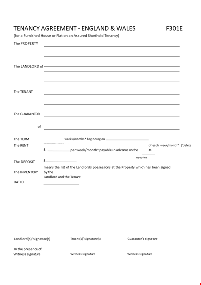 private rent agreement form template