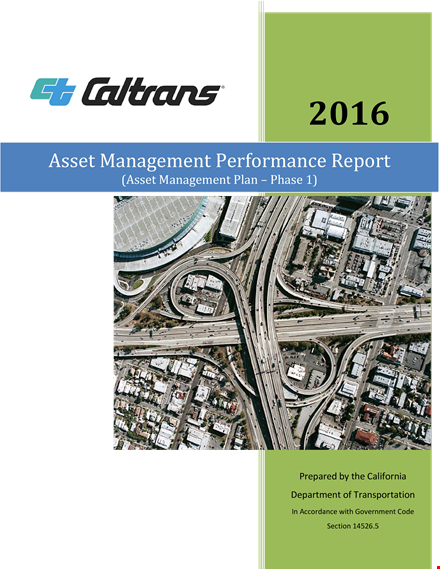 sample asset management - improving performance and enhancing asset efficiency template