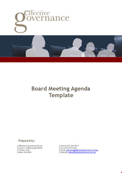 meeting minutes for board of directors - corporate matters template