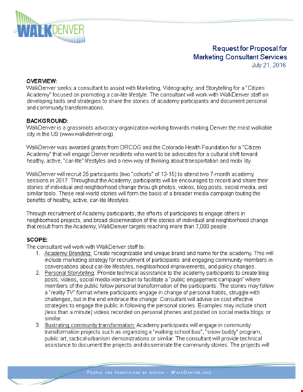 marketing consultant proposal template for academy participants | walkdenver template