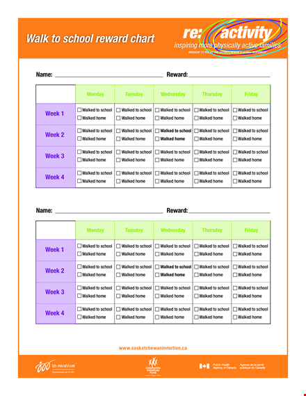 school chart template template