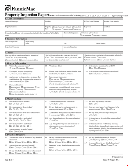 property inspection report in pdf template