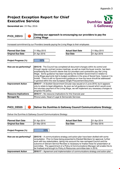 project report template - safety council & building template