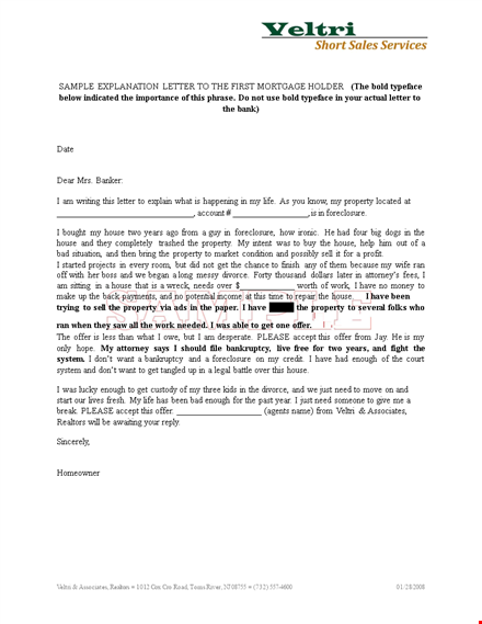property offer: please find attached letter of explanation for the last 6 months template