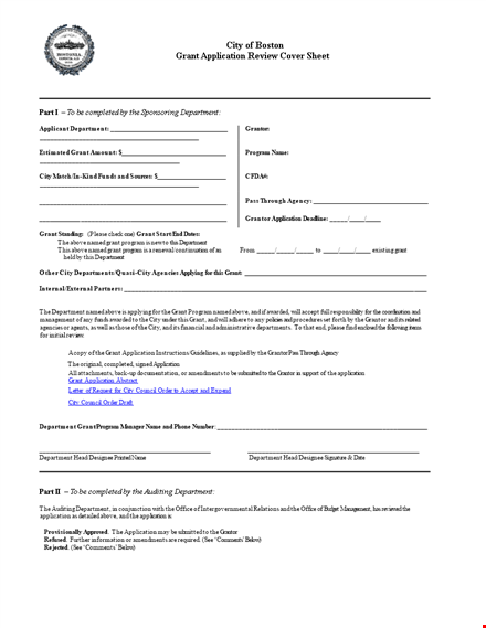 grant application review template
